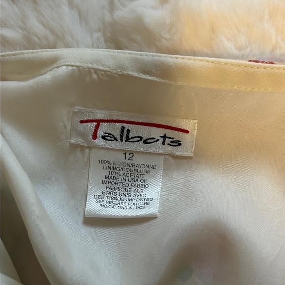 Talbots Cream Floral Maxi Dress - Picture 5 of 8